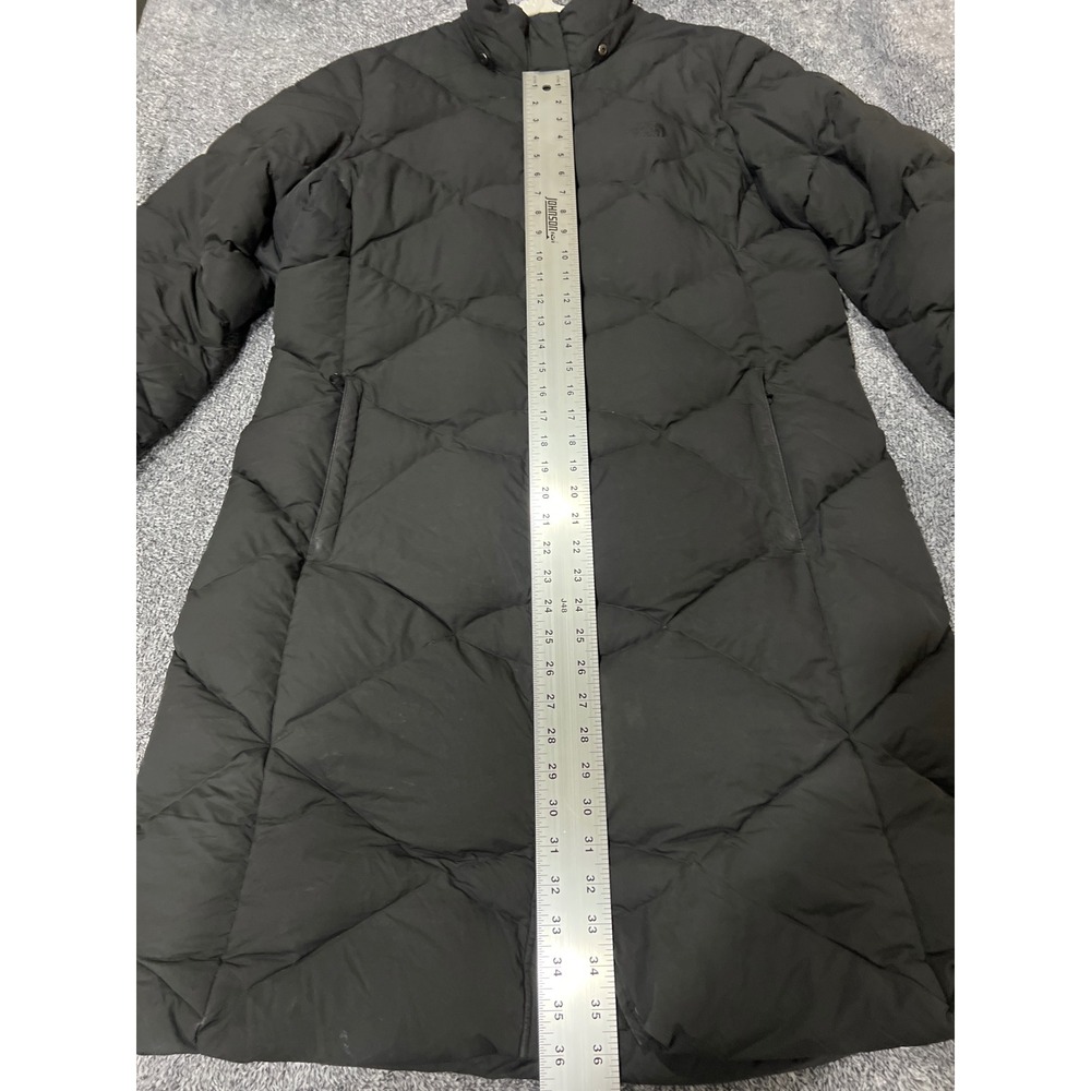 The North Face Miss Metro Parka Black 550 Down Quilted Winter Coat Womens XL - Picture 3 of 16